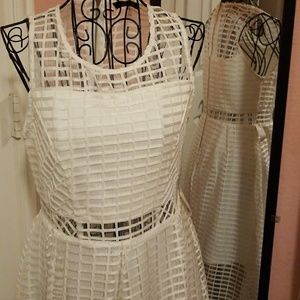 White formal dress